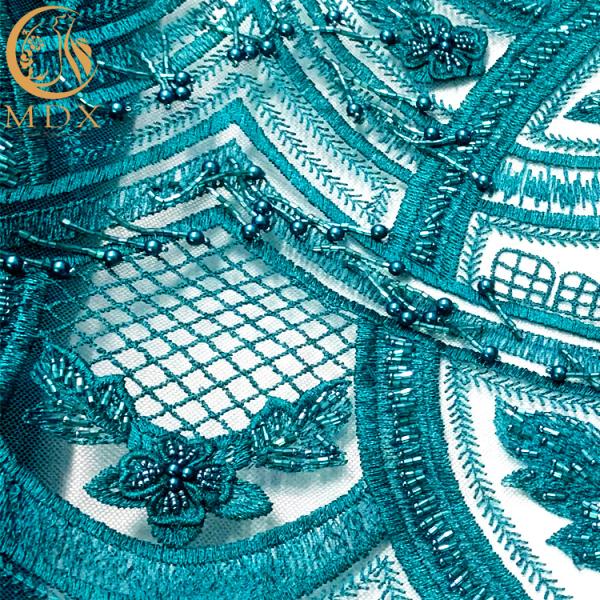 Special Pattern 3D Embroidery Lace Fabric Handmade For Fashion Dress