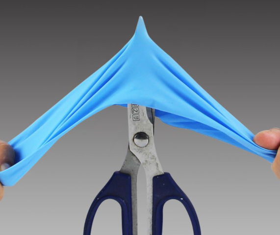 Household Extended Cuff Nitrile Exam Gloves Disposable 400mm Length