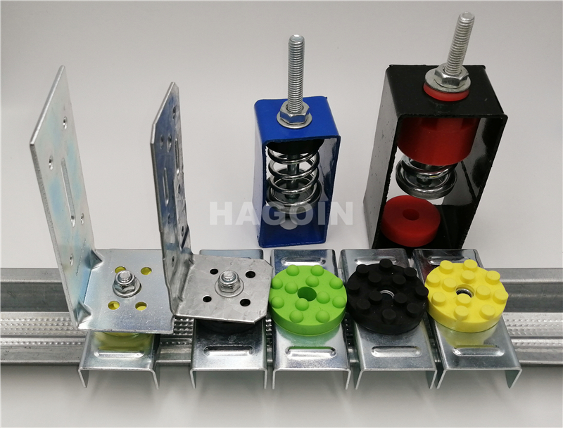 RSIC-1 Acoustic Mf Ceiling Hangers Rubber Resilient Sound Isolation Acoustic Pipe Hanger