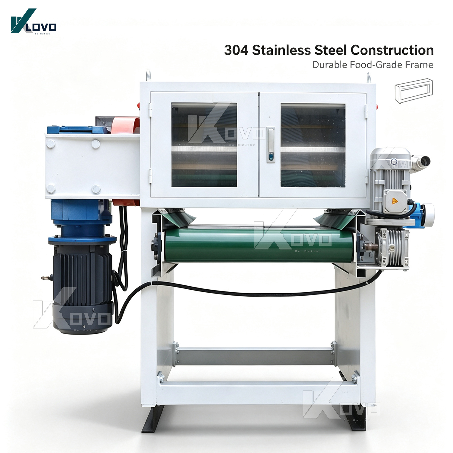 LOVO 304 Stainless Steel Continuous Saponification Unit — Cold Roll Drying System for Soap Noodle Production