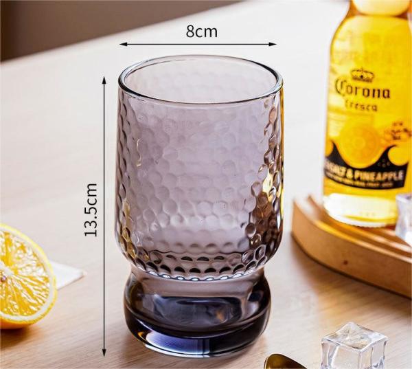 Tubos de cervejaria sem chumbo de vidro transparente de 400 ml para cervejarias ecológicas