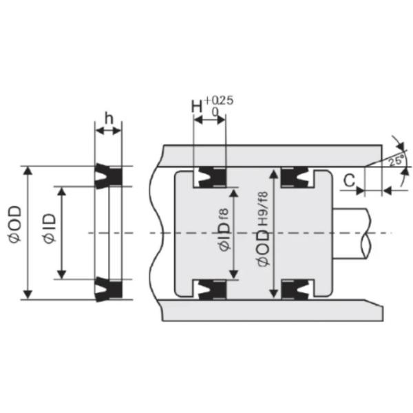 MYA Pneumatic Sealing For Smc  Compact Type Parallel Style Air Gripper JMHZ2,mya8 11 2.1,sakagami mya/myn