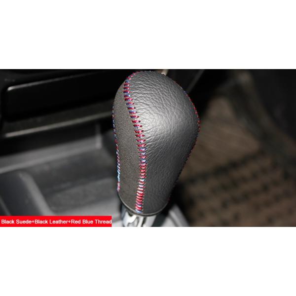 Suede Leather Gear Shift Knob Cover for Suzuki Jimny Swift Grand Vitara Automatic