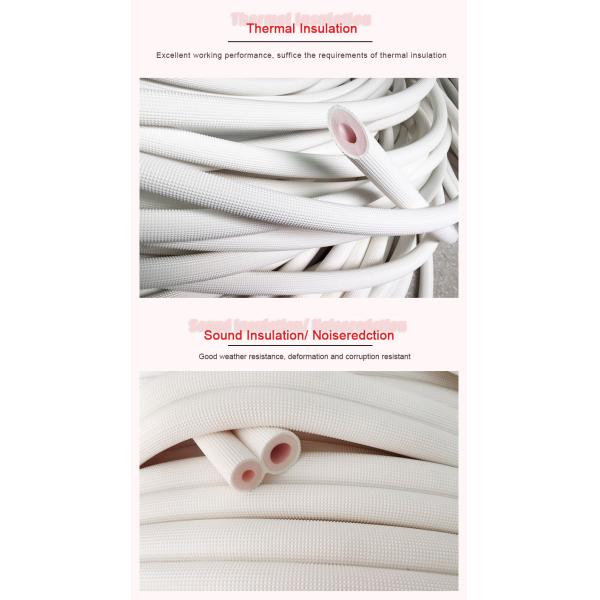 Труба Изоляция трубы Сохранение тепла Изоляция Длина ручки Хранители Белая PE пенная труба