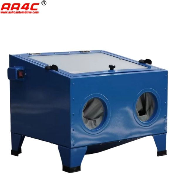 AA4C Car Workshop Equipments 90L Bench Sandblast Cabinet rust removal machine garage equipments 
