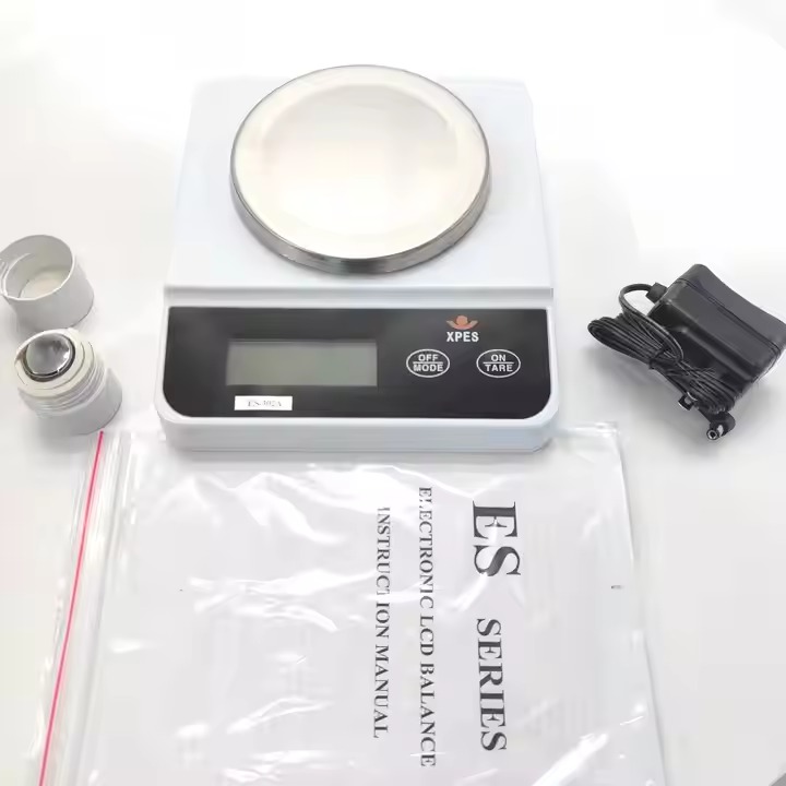 0.001g High Precision Digital Electronic Lab Balance Scale with LCD Display, 500g Capacity - for Laboratory, Jewelry, Pharmacy