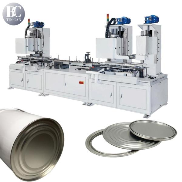 Línea automática de producción de latas redondas de 1L 60cpm 1 galón D108mm D106mm