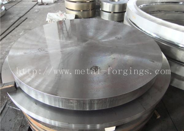 Forged Disc Tube Sheet Finish Machined For Heat Exchanger , Stainless Steel Brake Discs