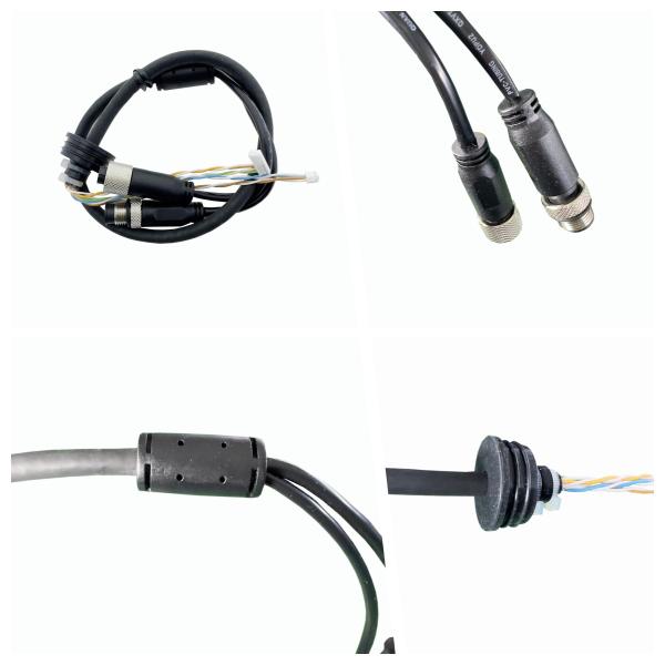 POE электрический кабель проводки набор подвески водонепроницаемый с женской основой / мужской головой 120