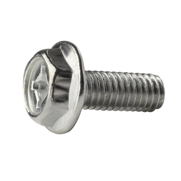 Hexagon Head Tapping Screw Fasteners ISO 10509 Cross Groove Flange Carbon Steel