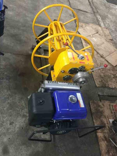 2 Ton Underground Wire Cable Take Up Machine Winch With Gasoline Engine