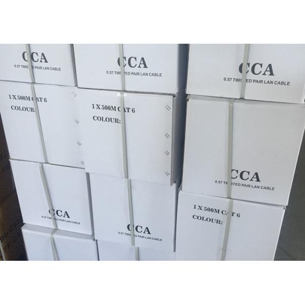 На открытом воздухе 4 пары 0.5мм медное 100Ω Джаккет двойника кабеля ПЭ+ПВК большей части КАТ5Э