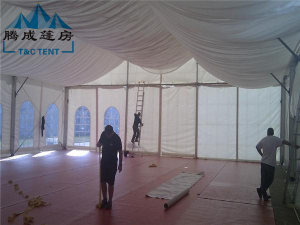 UV Resistant Marquee Party Tent Light Frame Steel Structure For Banquet Catering