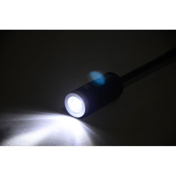 Adults 3 Fold LED Flashlight Handle Umbrella with Reflective Strip and Windproof Cover