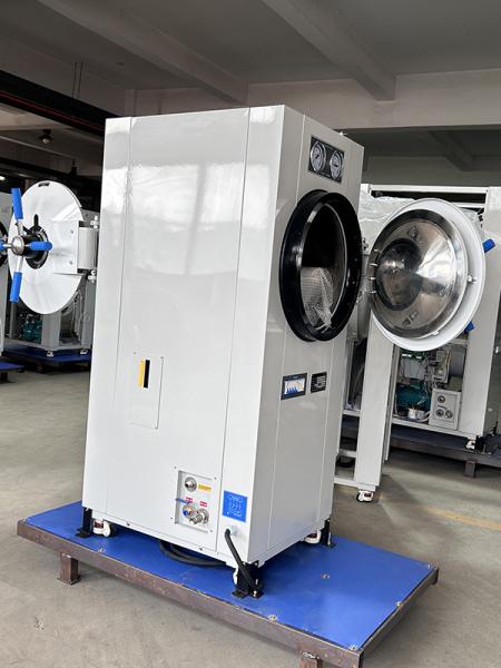 Autoclave cylindrique de grande capacité de 300L pour stérilisateur à vide à impulsions de déchets pharmaceutiques