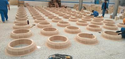 Fornalha de fundição 1690 1730 graus de Clay Refractory Brick