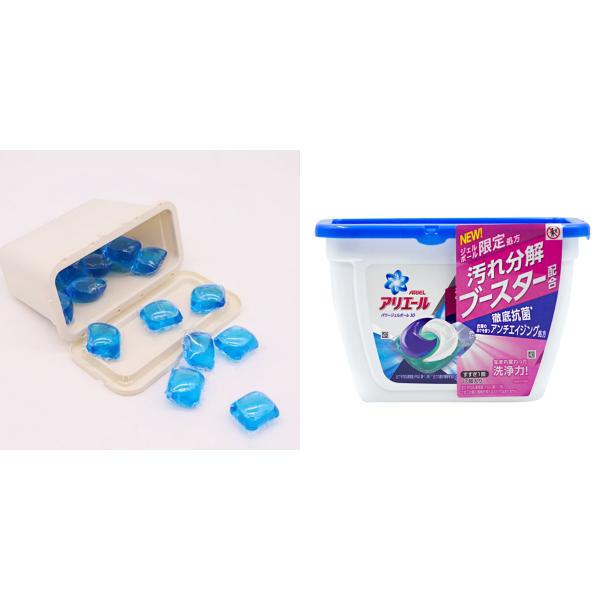 пластиковый конденсат прачечной тары для хранения стирального порошка 400g отбортовывает упаковывая коробку