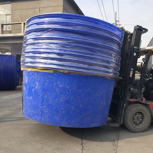 El tanque de pesca polivinílico del acuario de los 1000 del galón de Roto tanques redondos del molde con los accesorios del tanque