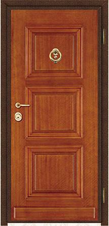 Italy steel wood security armored door
