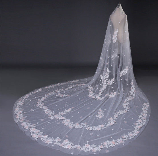 2018 New Korean Bride Long, 3M White Veil, Wedding Accessories, Bridal Accessories Wedding veil wholesale custom