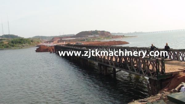 Steel Bailey bridge ,prefabricated steel bridge , Single Lane steel bridge,Compact 200，