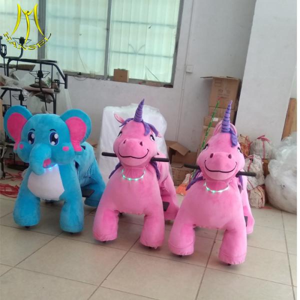 Hansel  hot-selling kids animal horse riding machine for sale plush unicorn large ride in mall