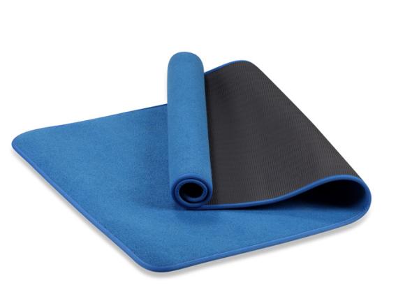 Microfiber Surface Environmentally Friendly Yoga Mat With Sticky High Performance Grip