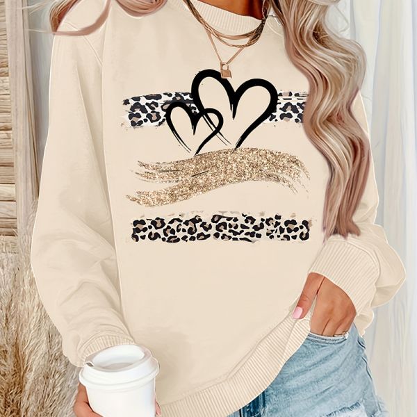 Conventional Thickness Cropped Fleece Pullover Relaxed Warm Hoodies For Winter Women'S