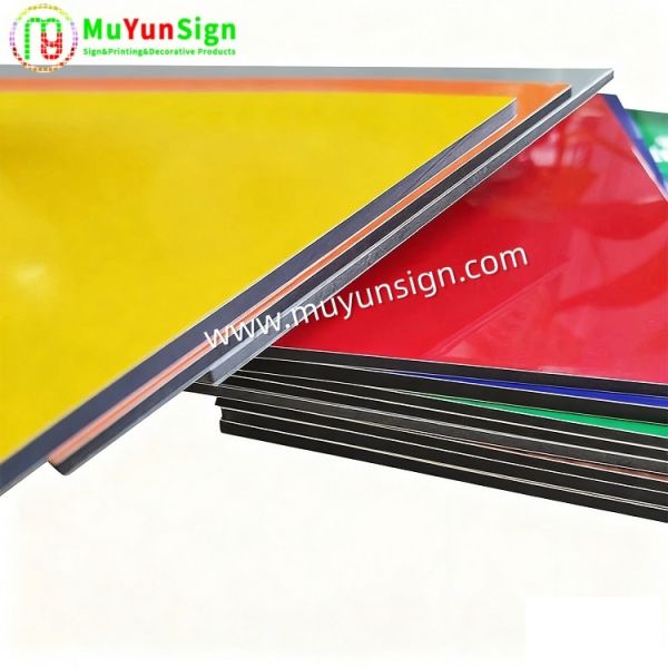Fireproof ACP Aluminium Composite Panel 3/4 Mm Thickness Customized