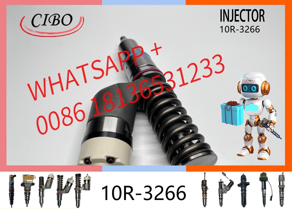 original 10R-3266 Diesel Engine Fuel Injector for   C17 C27 C15 C18 C32 773F 773G 775F 775G AD30 AD55B Replacement for OEM 253-0617 374-0751 original new injector