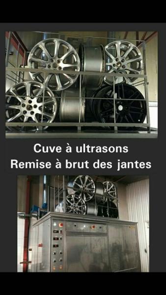 Aircraft Components Ultrasonic Engine Cleaner 360L Tank With Electric Lifting Tyre