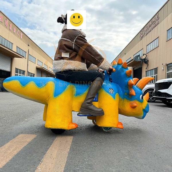 Shopping Mall Animatronic Dinosaur Electric Scooter Ride for Kids