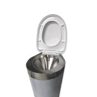 Customized Wagon Railway Carriage Interiors SS304 Toilet