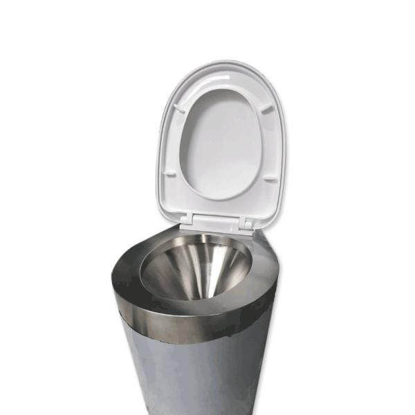 Customized Wagon Railway Carriage Interiors SS304 Toilet