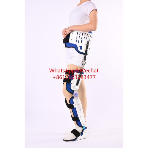 Medical Orthopedic ROM Post-op Abduction Brace Hip-Knee-Ankle-Foot Orthosis (HKFO)
