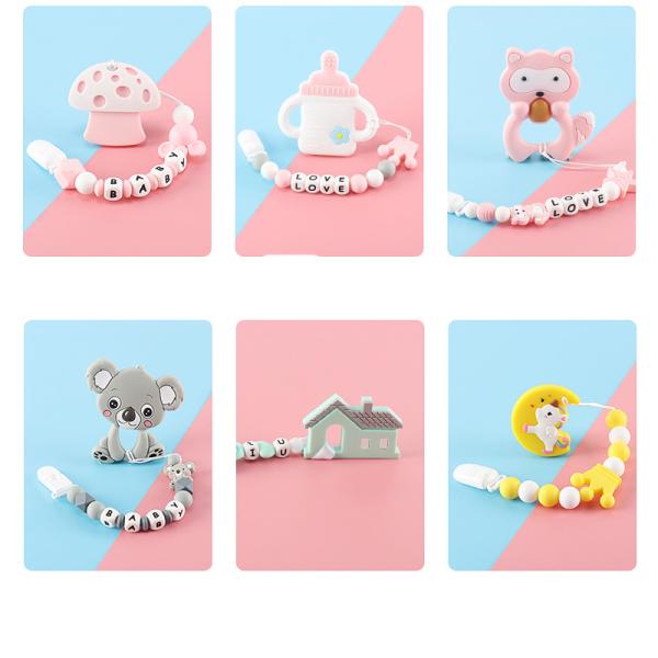 BPA Free Silicone Teething Toy 0 To 24 Months Pacifier For Breastfed Newborn