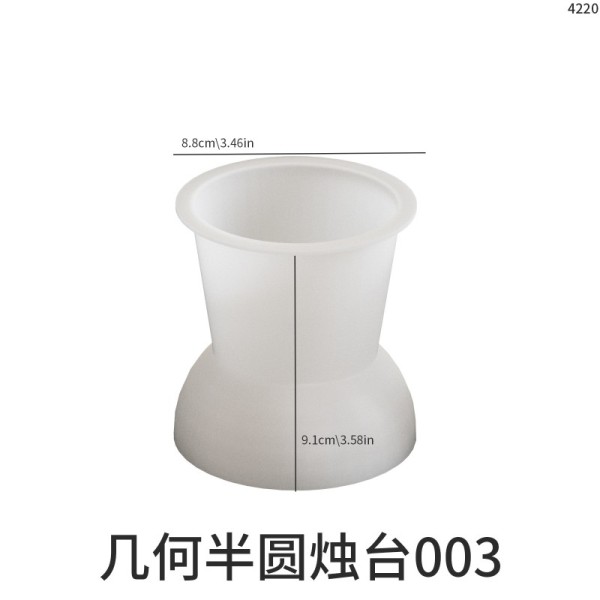 European style minimalist ins style aromatherapy candle cup silicone mold DIY drip resin gypsum storage jar candle holder ornament