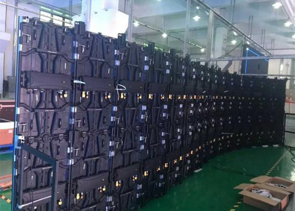 Event Rental Production Curved Led TV Screen , ultra thin led video wall indoor and outdoor