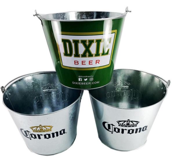 Logotipo personalizado Vendedor mais vendido de aço inoxidável de parede dupla Metal Champagne Vinho isolado Urso Refrigerador de vinho Balde de gelo com tampa