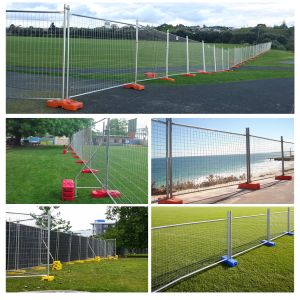 50x50mm 60x60mm Mesh Temporary Fencing Panels Construction Site Fence Panels