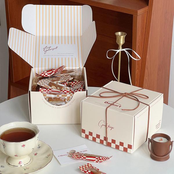Thickened White Packaging Paper Box Cardboard Collapsible Cardboard Box 10cm