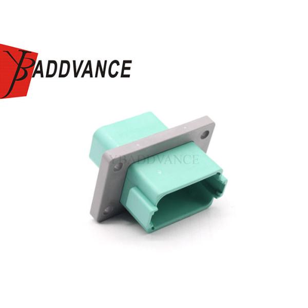 Соединитель держателя фланца штепсельной розетки Pin c серии 12 DT DT04-12PC-L012 Deutsch ключевой в зеленом цвете