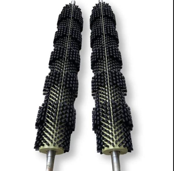 Industrial Rotary Cylindrical Conveyor Brushes Nylon For Fruit Cleaning