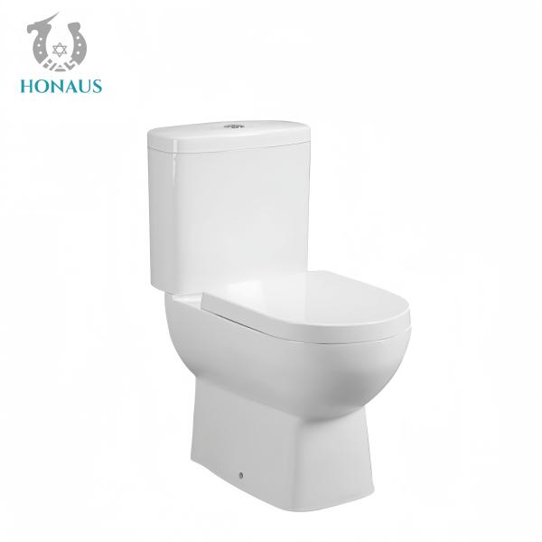 Elegant Bathroom Two Piece Toilet Bowl Floor Mounted Factory Sale Best Ceramic