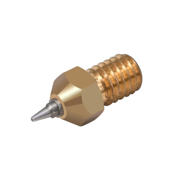 Removable M6 Threaded 0.3mm 0.5mm E3D Brass Nozzle Stainless Steel
