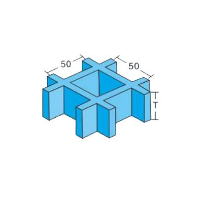 Eco Friendly FRP Grating Panels Expanded Plastic Sheet For Structural Support
