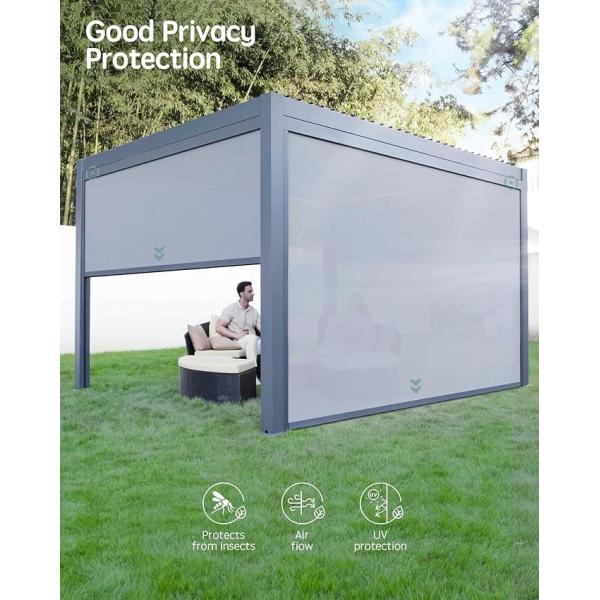 Freestanding Aluminum Patio Pergola Rust-resistance  Easy Installation