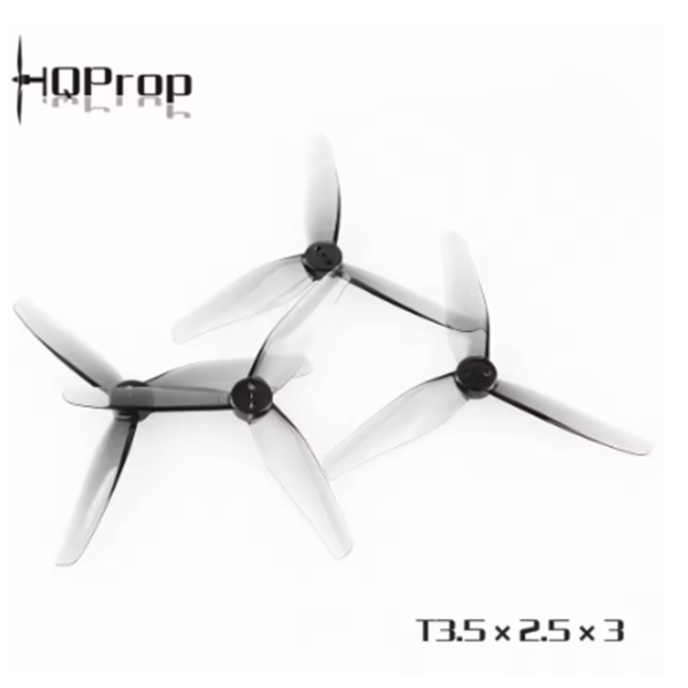 HQProp T3.5X2.5X3 3.5inch Propeller 3525 1.5mm Shaft 3-Blade Props for IFlight IH3 RC DIY FPV Racing Drone