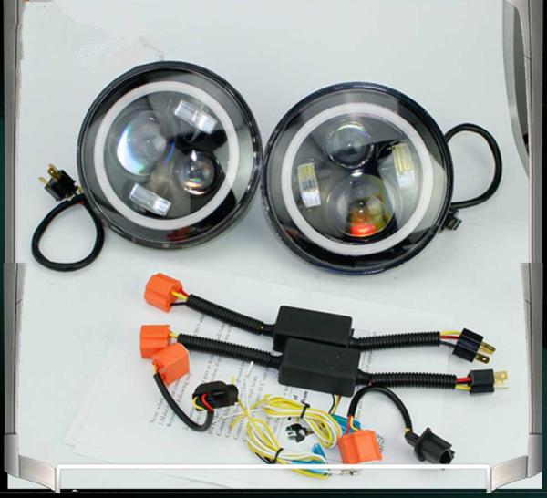 Bluetooth Control RGB Halo Car Lights Color Changing Angel Eyes Headlight