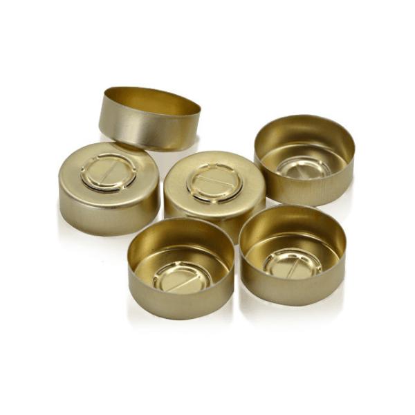 Custom Color And Logo Aluminium Bottle Caps For Injection Vials Professional Medical